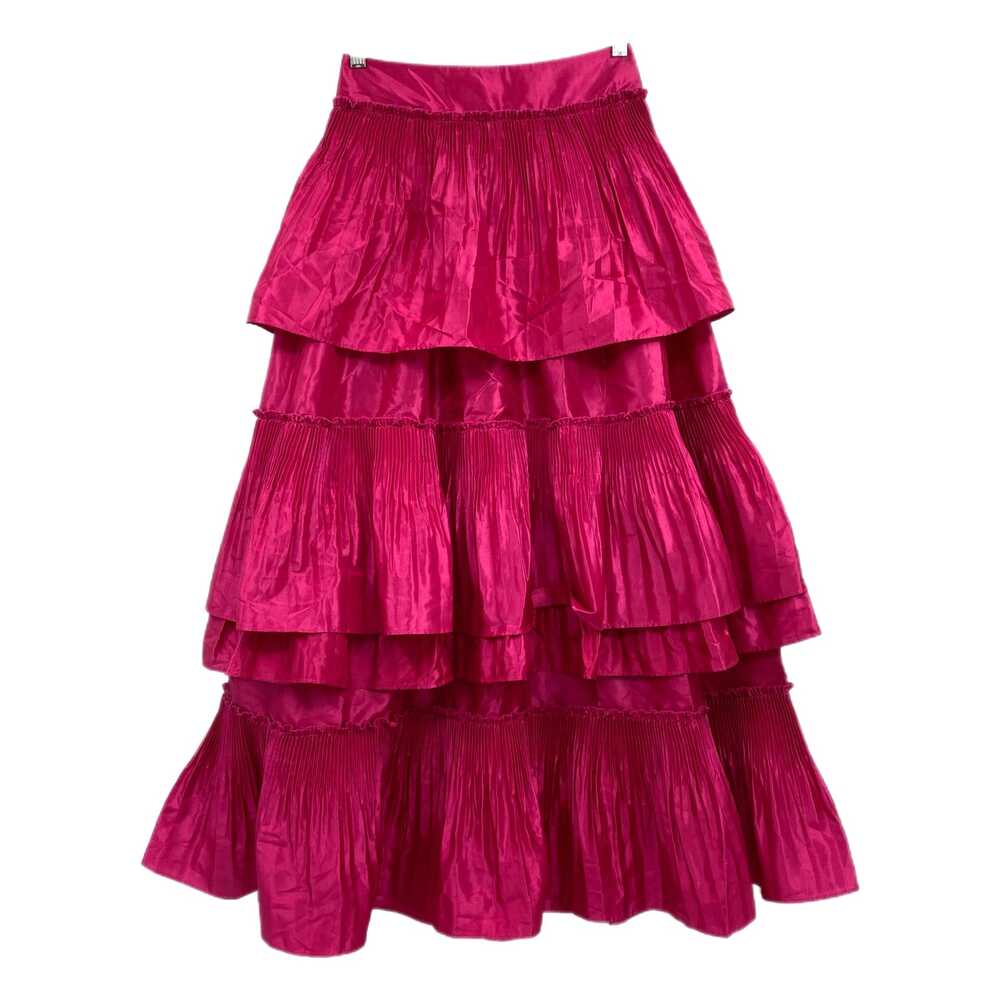 Mare Mare Pink Ruffled Maxi Skirt | Women’s XS